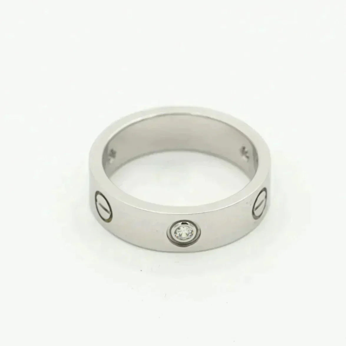 ¡®Lume Jewels¡¯LOVE RING 5.5MM 3 DIAMONDS SILVER