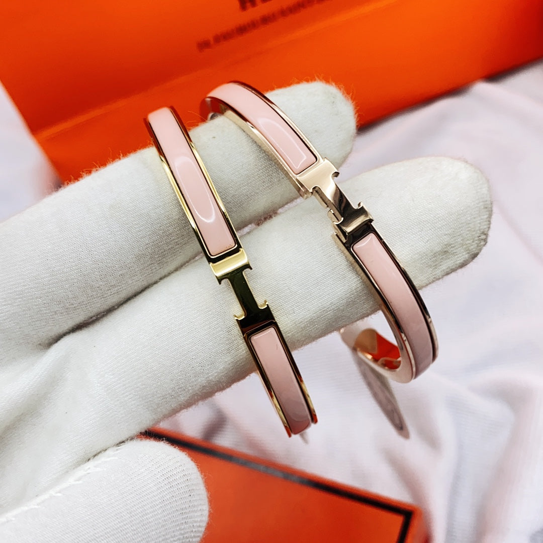 ¡®Lume Jewels¡¯CLASSIC HM CLIC PINK 8MM ENAMEL BRACELET