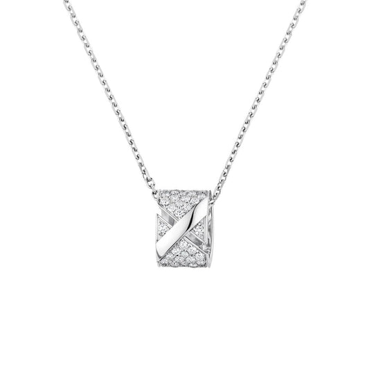 ¡®Lume Jewels¡¯LIENS EVIDENCE DIAMOND PAVED NECKLACE