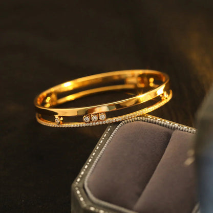 [Lume Jewels]Move Romane Diamond Bangle Bracelet