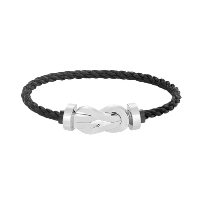 ¡®Lume Jewels¡¯CHANCE LARGE 8 FIGURE BUCKLE NO DIAMOND BRACELET SILVER