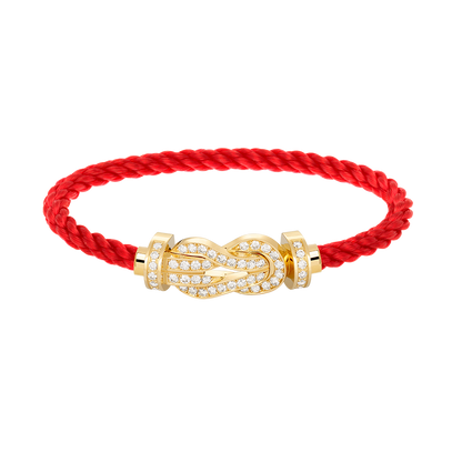 ¡®Lume Jewels¡¯CHANCE LARGE 8 FIGURE BUCKLE FULLDIAMOND BRACELET GOLD