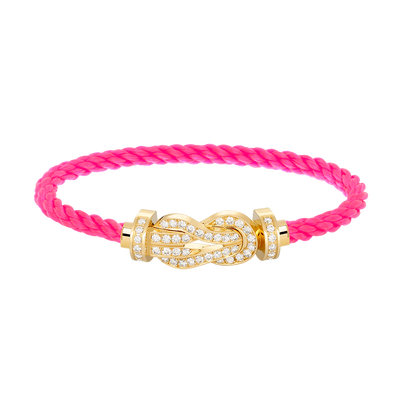 ¡®Lume Jewels¡¯CHANCE LARGE 8 FIGURE BUCKLE FULLDIAMOND BRACELET GOLD
