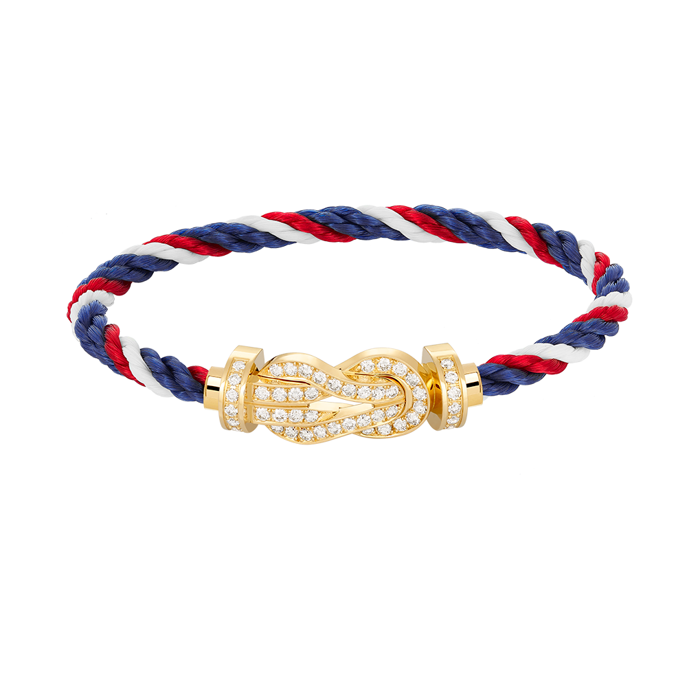 ¡®Lume Jewels¡¯CHANCE LARGE 8 FIGURE BUCKLE FULLDIAMOND BRACELET GOLD
