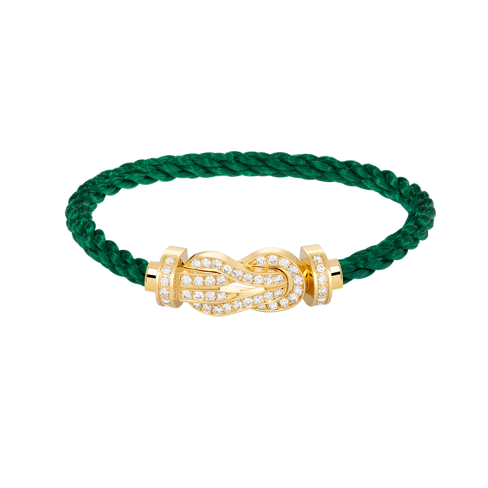 ¡®Lume Jewels¡¯CHANCE LARGE 8 FIGURE BUCKLE FULLDIAMOND BRACELET GOLD
