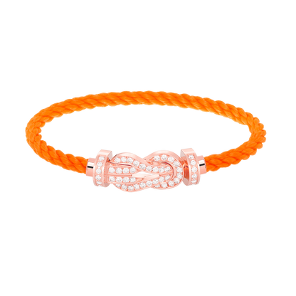 ¡®Lume Jewels¡¯CHANCE LARGE 8 FIGURE BUCKLE FULL DIAMOND BRACELET ROSE GOLD