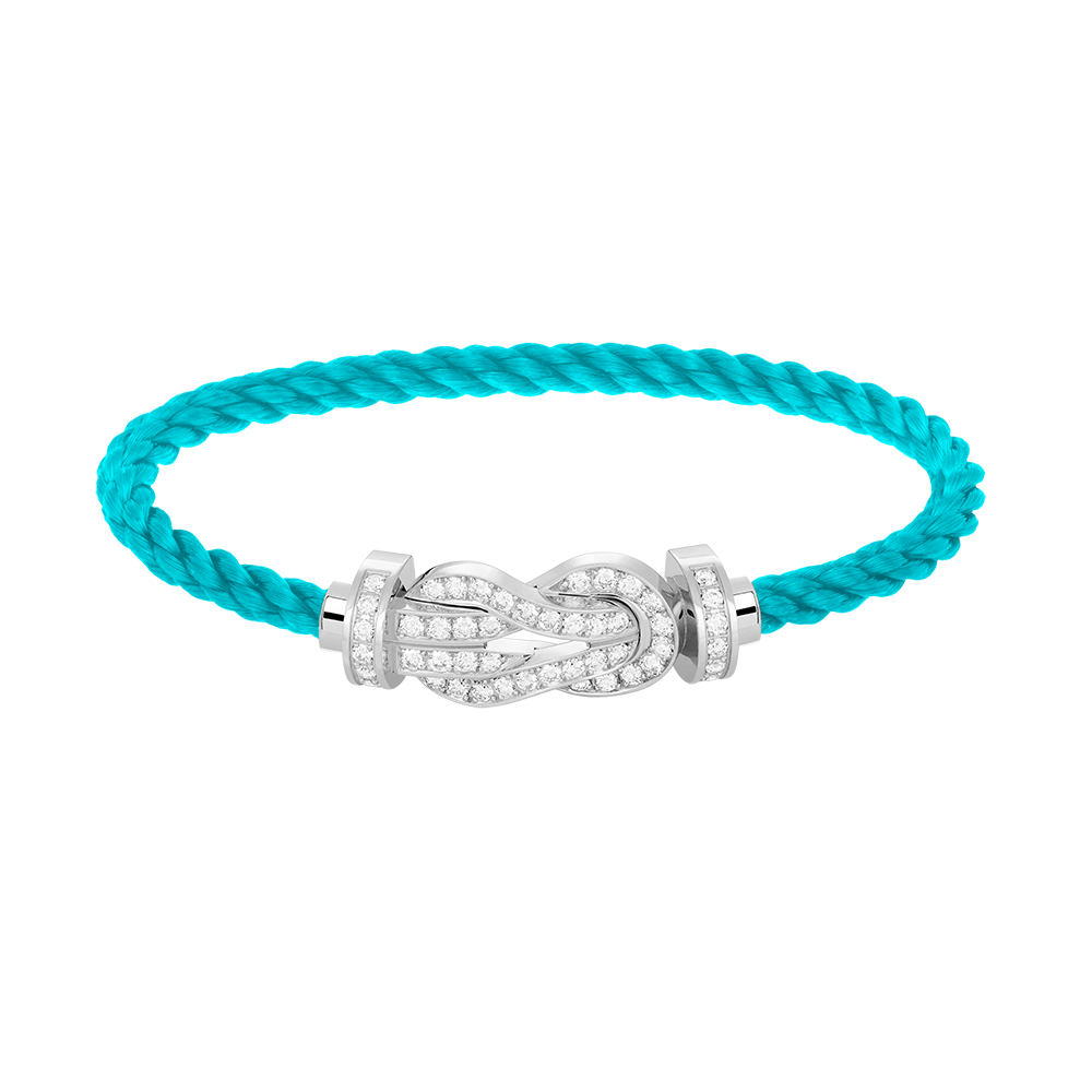 ¡®Lume Jewels¡¯CHANCE LARGE 8 FIGURE BUCKLE FULL DIAMOND BRACELET SILVER