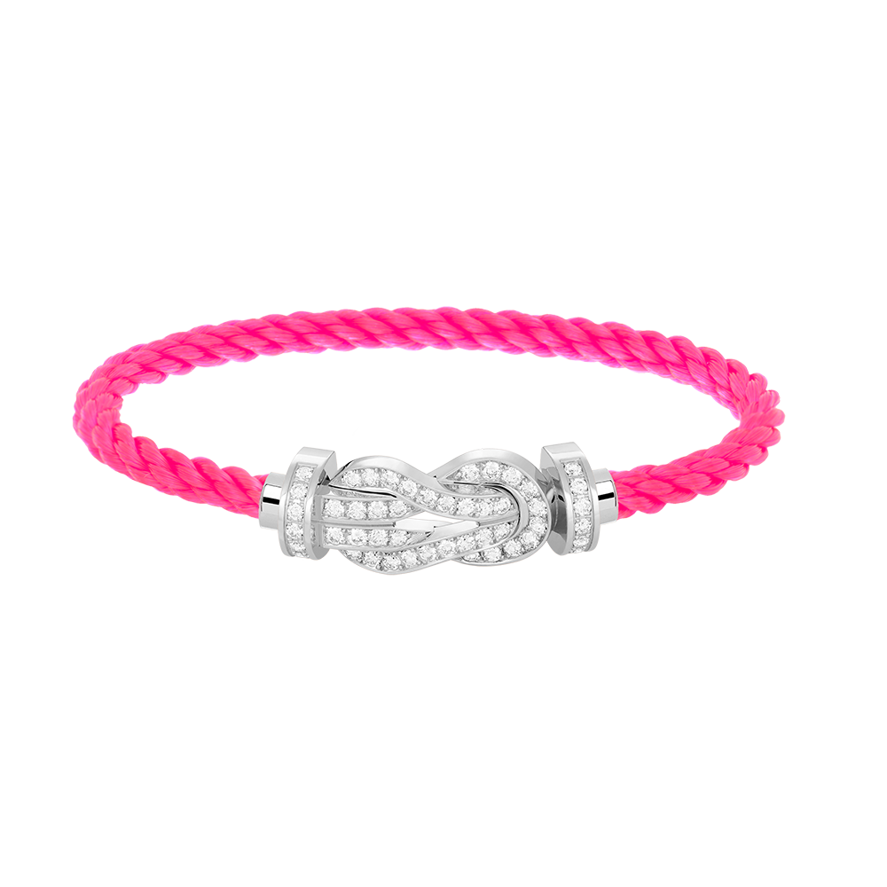 ¡®Lume Jewels¡¯CHANCE LARGE 8 FIGURE BUCKLE FULL DIAMOND BRACELET SILVER