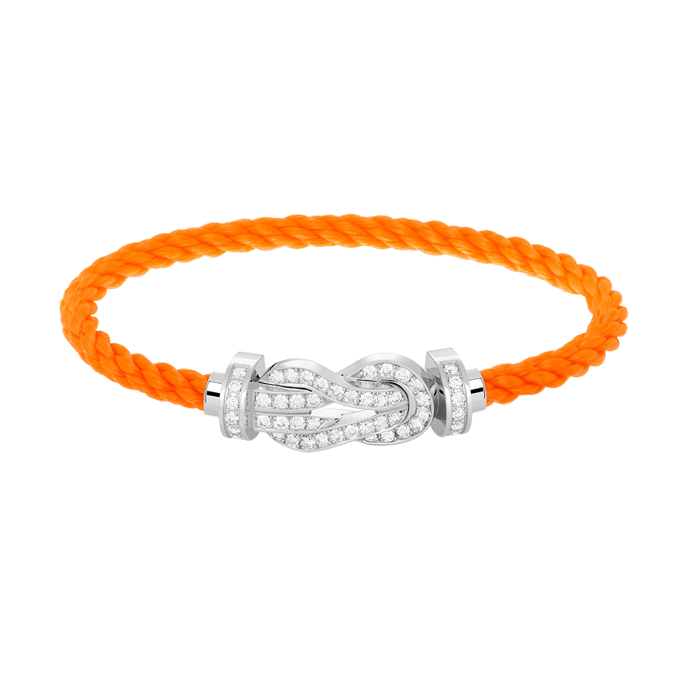 ¡®Lume Jewels¡¯CHANCE LARGE 8 FIGURE BUCKLE FULL DIAMOND BRACELET SILVER