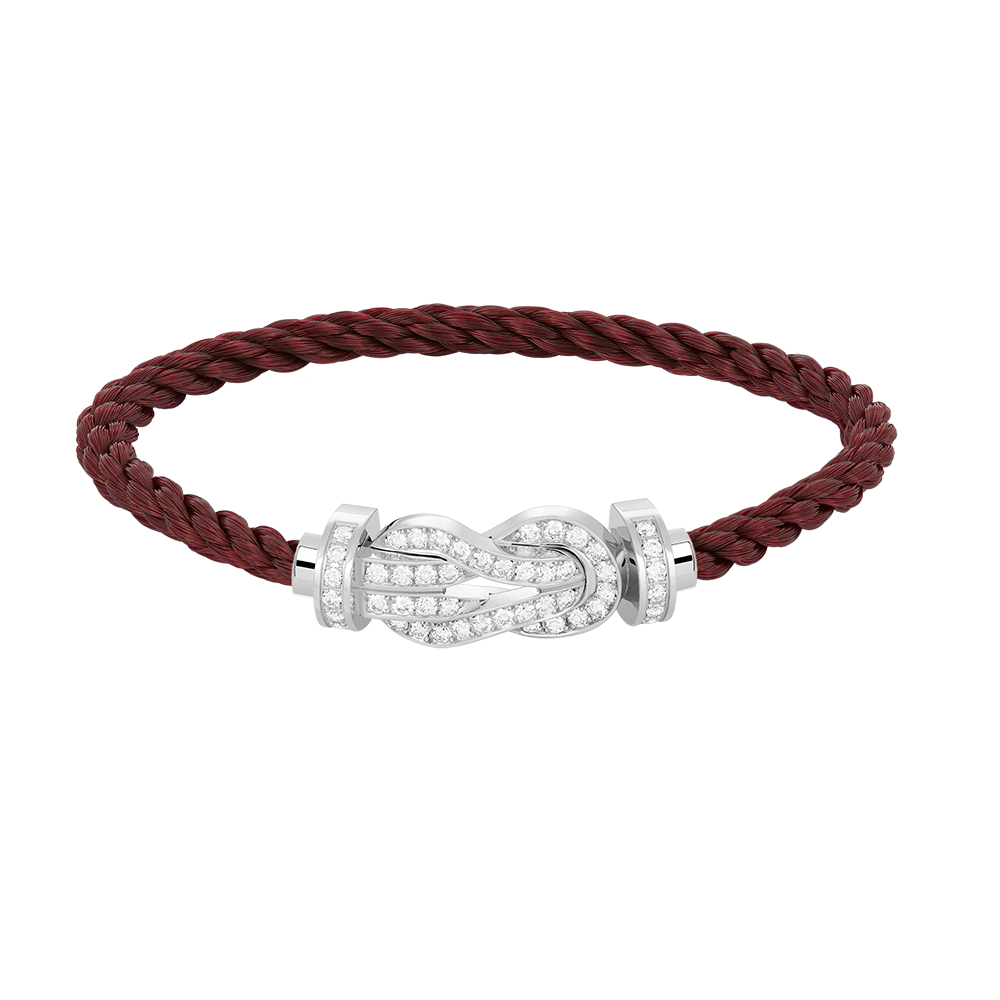 ¡®Lume Jewels¡¯CHANCE LARGE 8 FIGURE BUCKLE FULL DIAMOND BRACELET SILVER