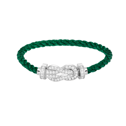 ¡®Lume Jewels¡¯CHANCE LARGE 8 FIGURE BUCKLE FULL DIAMOND BRACELET SILVER