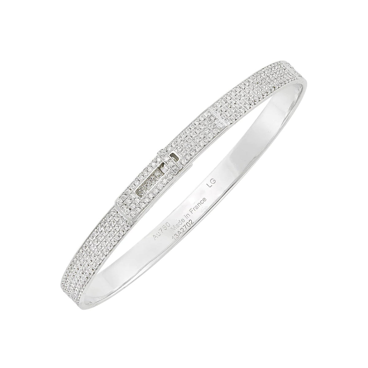 ¡®Lume Jewels¡¯HM KELLY BRACELET IN SILVER AND FULL PAVE DIAMOND