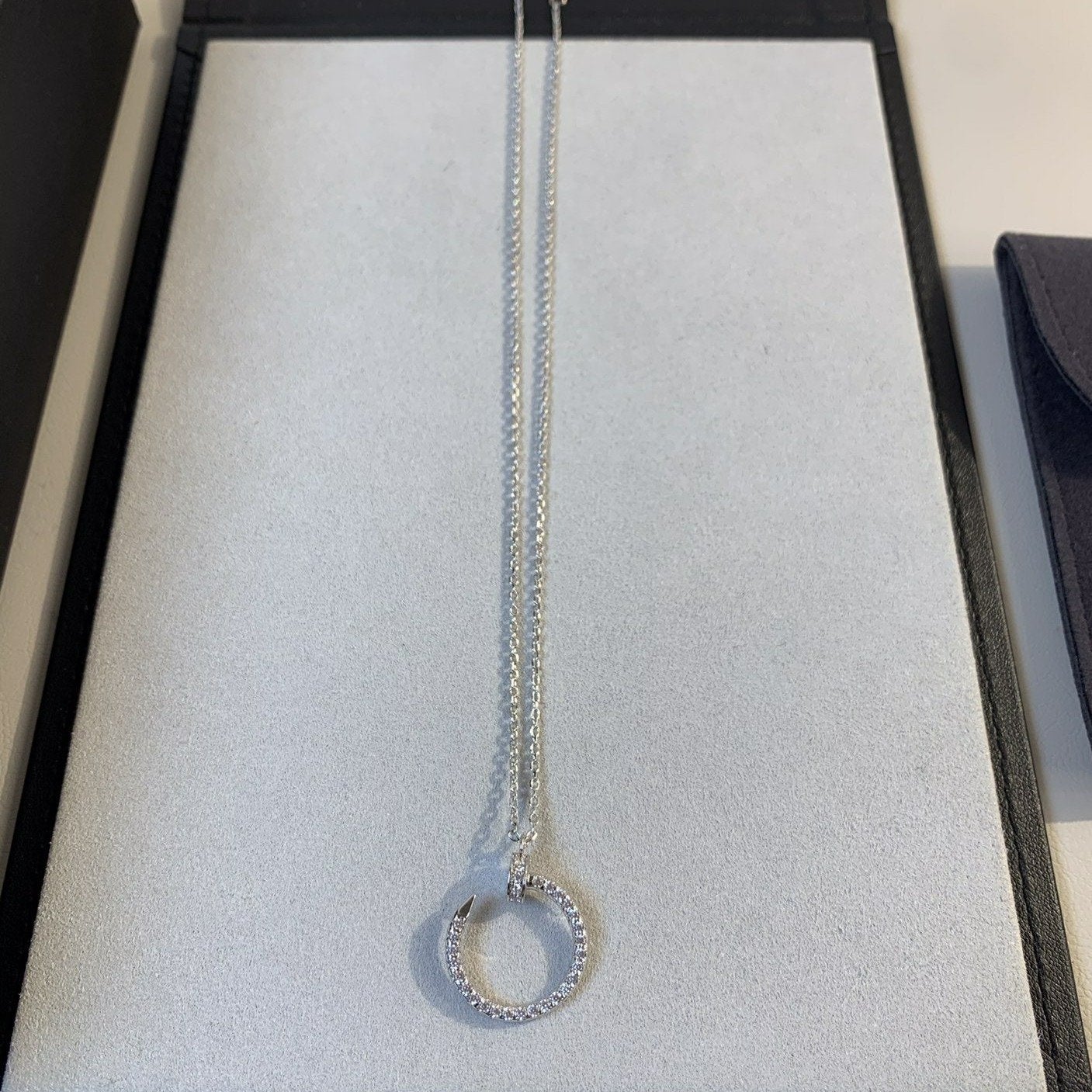 ¡®Lume Jewels¡¯JUSTE NECKLACE SILVER DIAMONDS