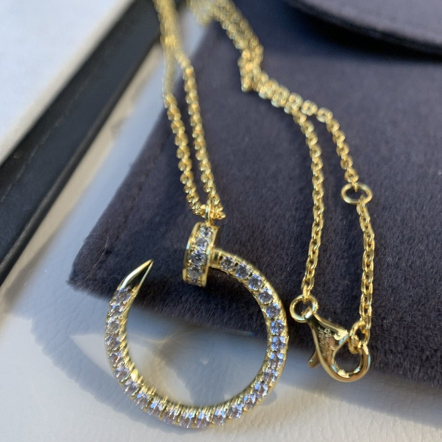 ¡®Lume Jewels¡¯JUSTE NECKLACE GOLD DIAMONDS