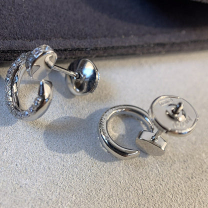 ¡®Lume Jewels¡¯JUSTE EARRINGS SILVER DIAMONDS