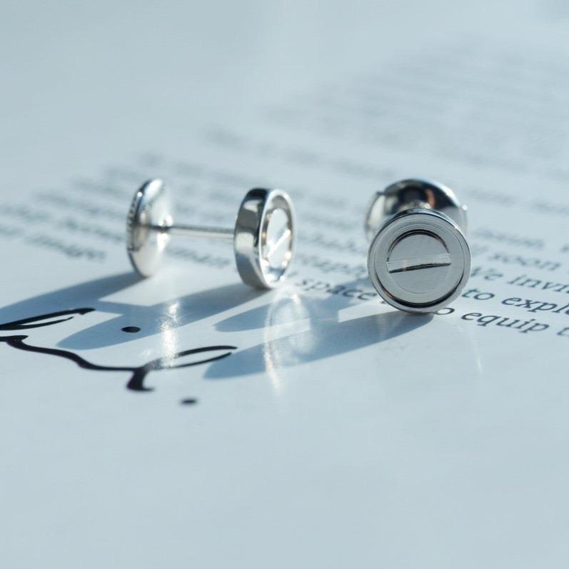 ¡®Lume Jewels¡¯LOVE EARRINGS SILVER 10MM