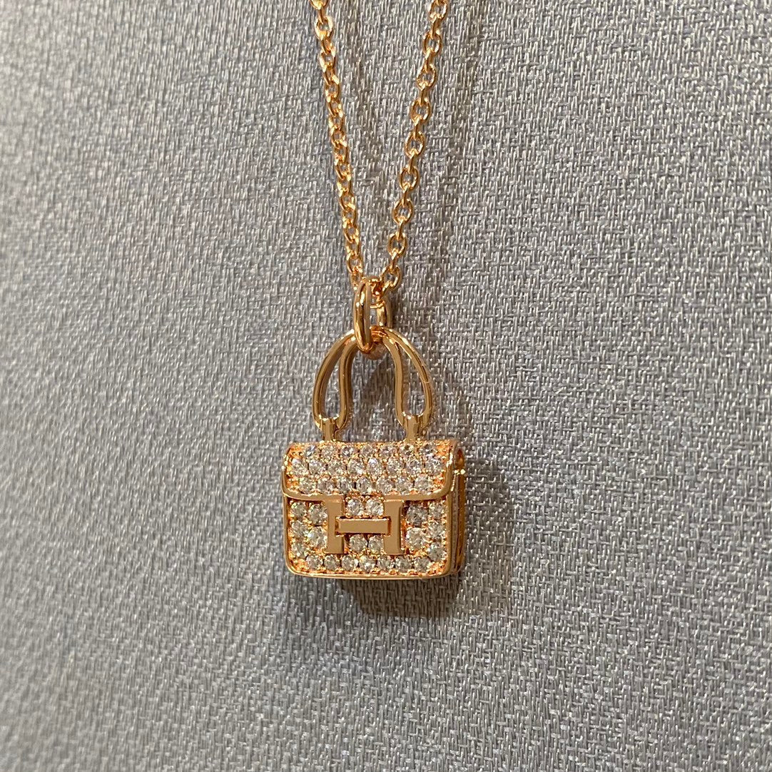 ¡®Lume Jewels¡¯CONSTANCE PEDANT DIAMOND NECKLACE