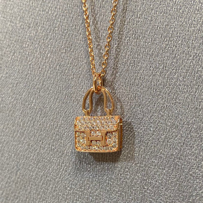 ¡®Lume Jewels¡¯CONSTANCE PEDANT DIAMOND NECKLACE