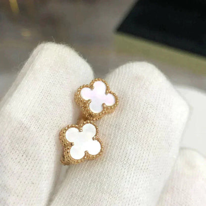 ¡®Lume Jewels¡¯CLOVER MINI 9.5MM WHITE MOP EARRINGS