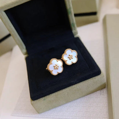 [Lume Jewels]LUCKY WHITE MOP EARRINGS