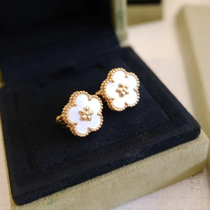 [Lume Jewels]LUCKY WHITE MOP EARRINGS