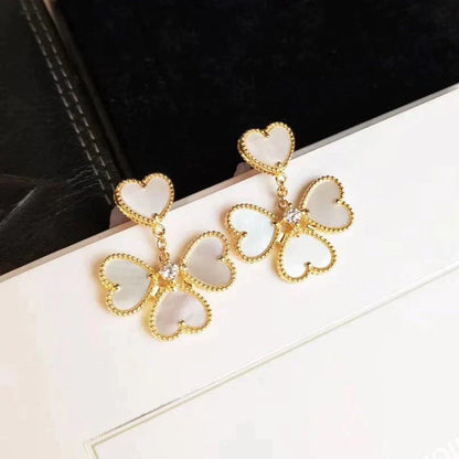 ¡®Lume Jewels¡¯CLOVER SWEET WHITE MOP EARRINGS
