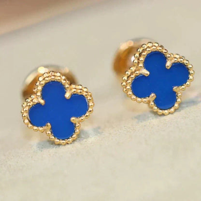 ¡®Lume Jewels¡¯CLOVER MINI 9.5MM TURQUOISE EARRINGS