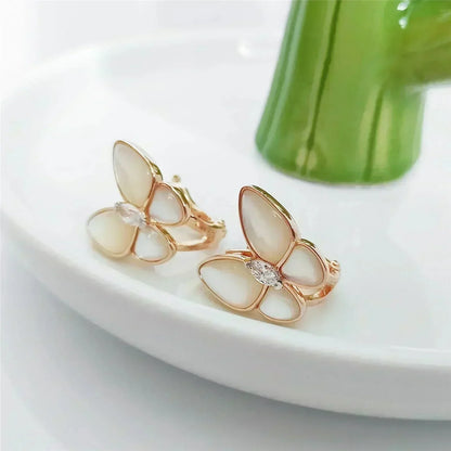 ¡®Lume Jewels¡¯BUTTERFLY MOP DIAMOND EARRINGS