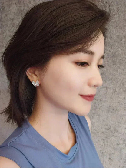 ¡®Lume Jewels¡¯BUTTERFLY MOP DIAMOND EARRINGS