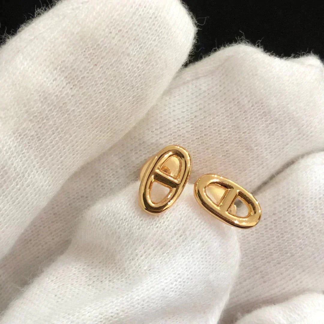 ¡®Lume Jewels¡¯CHAINE SMALL EARRINGS GOLD AND SILVER