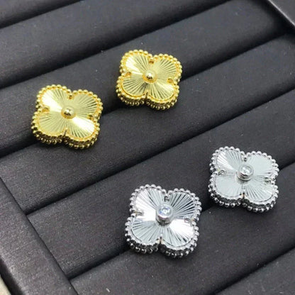 ¡®Lume Jewels¡¯CLOVER MINI 9.5MM LASER EARRINGS