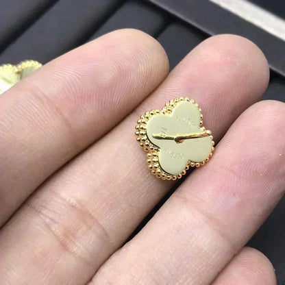 ¡®Lume Jewels¡¯CLOVER MINI 9.5MM LASER EARRINGS