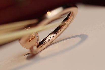 ¡®Lume Jewels¡¯JUSTE RING 2.65MM PINK GOLD DIAMOND