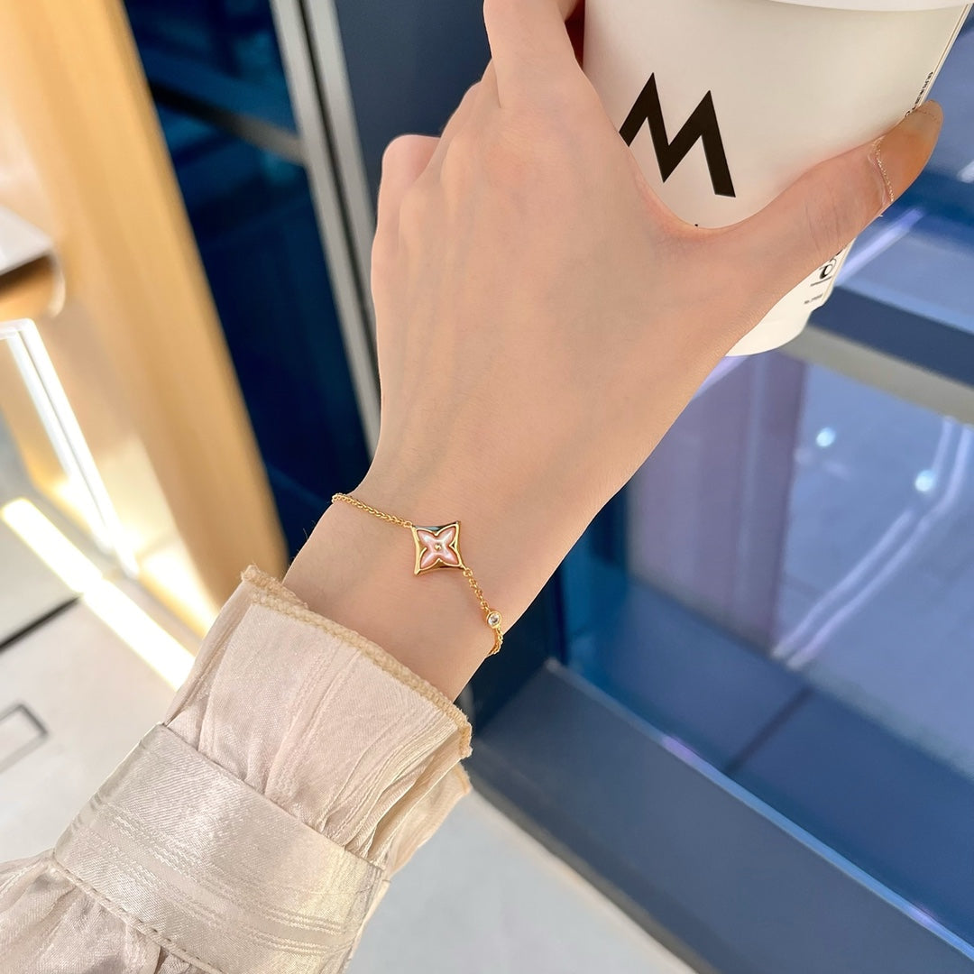 ¡®Lume Jewels¡¯STAR 1 DIAMOND PINK GOLD BRACELET