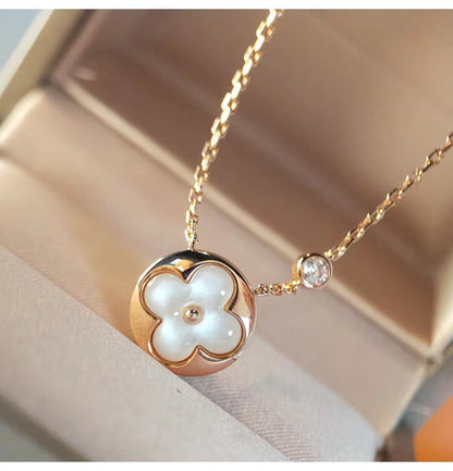 ¡®Lume Jewels¡¯SUN MOP GOLD 1 DIAMOND NECKLACE