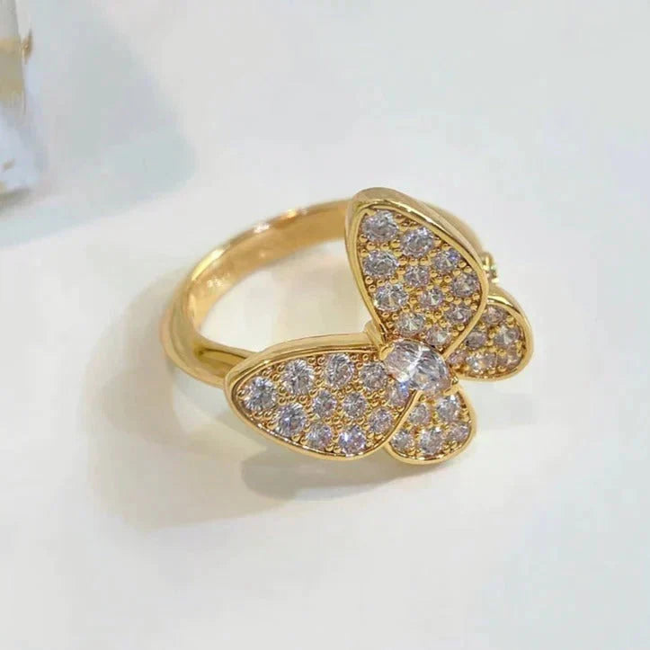 ¡®Lume Jewels¡¯BUTTERFLY DIAMOND RING