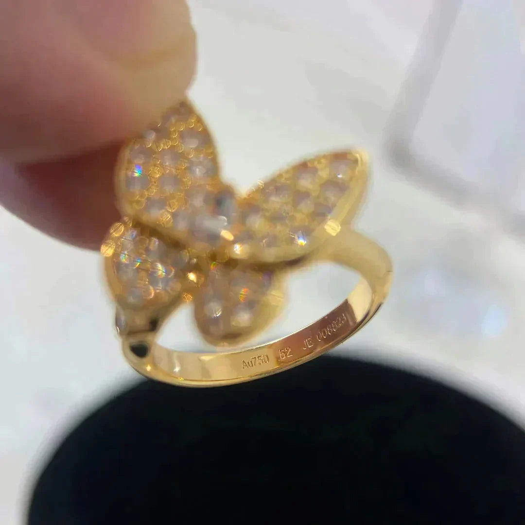 ¡®Lume Jewels¡¯BUTTERFLY DIAMOND RING