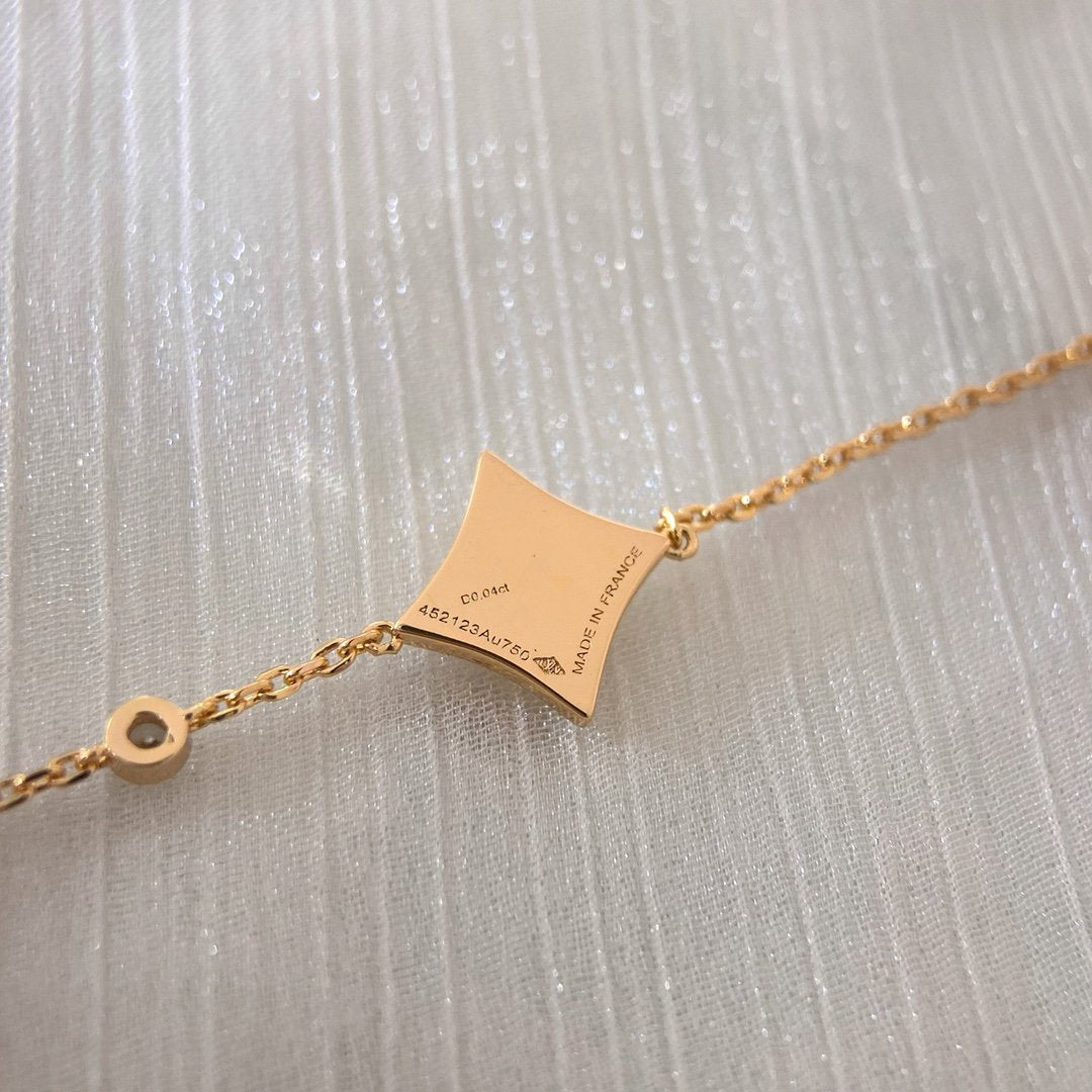 ¡®Lume Jewels¡¯COLOR STAR PINK GOLD DIAMOND BRACELET