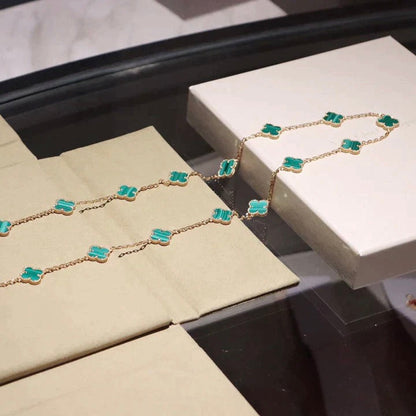 ¡®Lume Jewels¡¯CLOVER 20 MOTIFS MALACHITE GOLD