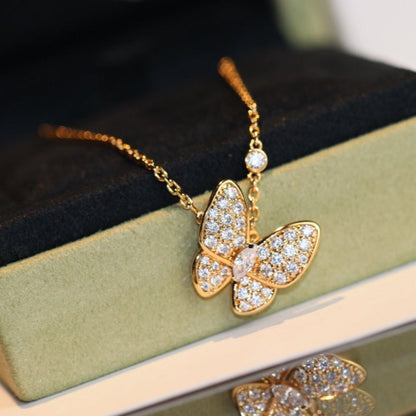 ¡®Lume Jewels¡¯BUTTERFLY DIAMOND NECKLACE