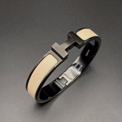 ¡®Lume Jewels¡¯H BRACELET 12MM BLACK BEIGE CERAMIC