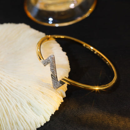 ¡®Lume Jewels¡¯VOLTE UPSITE DOWN GOLD DIAMOND BRACELET