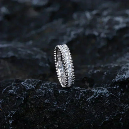 ¡®Lume Jewels¡¯PERLEE DIAMOND SILVER RING