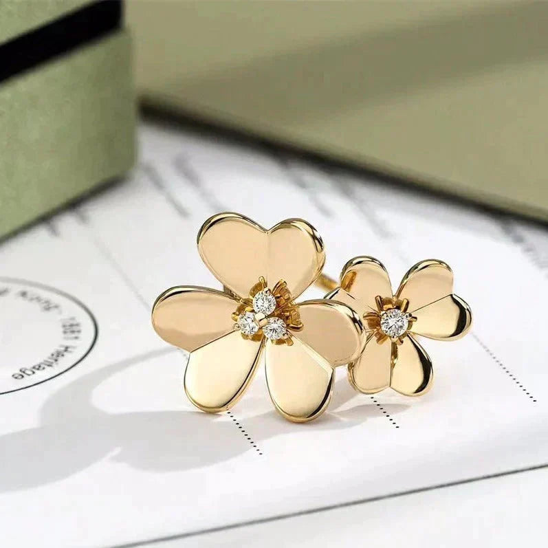 ¡®Lume Jewels¡¯CLOVER COMOS GOLD DIAMOND RING