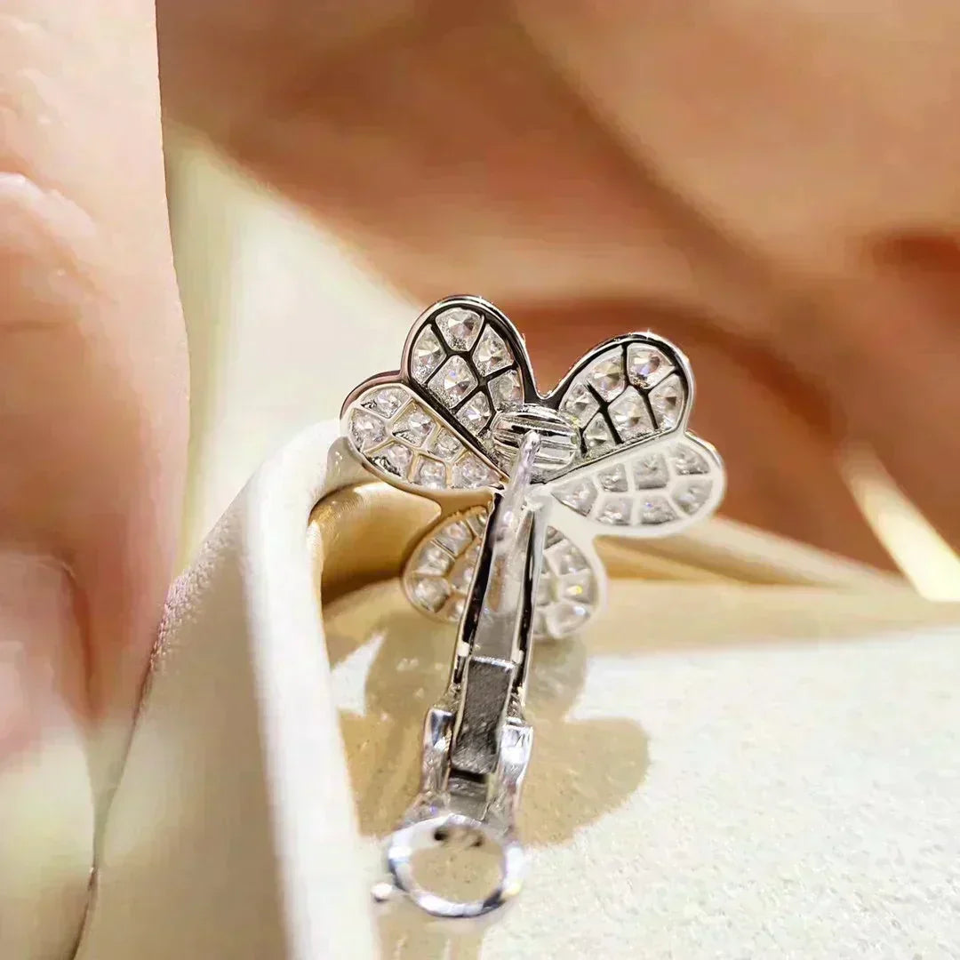 ¡®Lume Jewels¡¯CLOVER COMOS DIAMOND EARRINGS SILVER