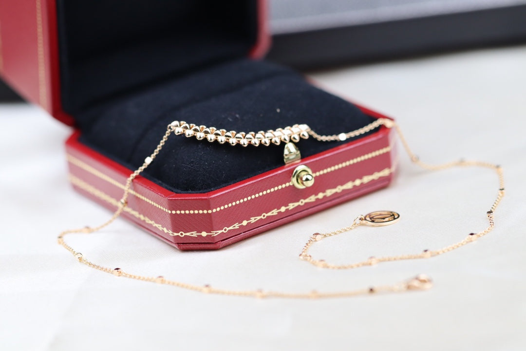 ¡®Lume Jewels¡¯CLASH PINK GOLD NECKLACE