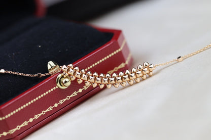 ¡®Lume Jewels¡¯CLASH PINK GOLD NECKLACE