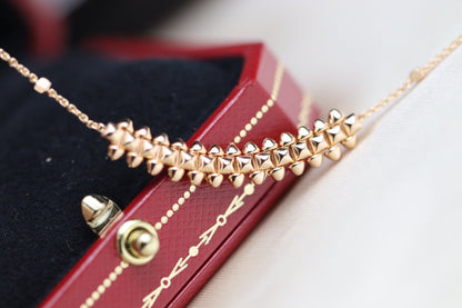 ¡®Lume Jewels¡¯CLASH PINK GOLD NECKLACE