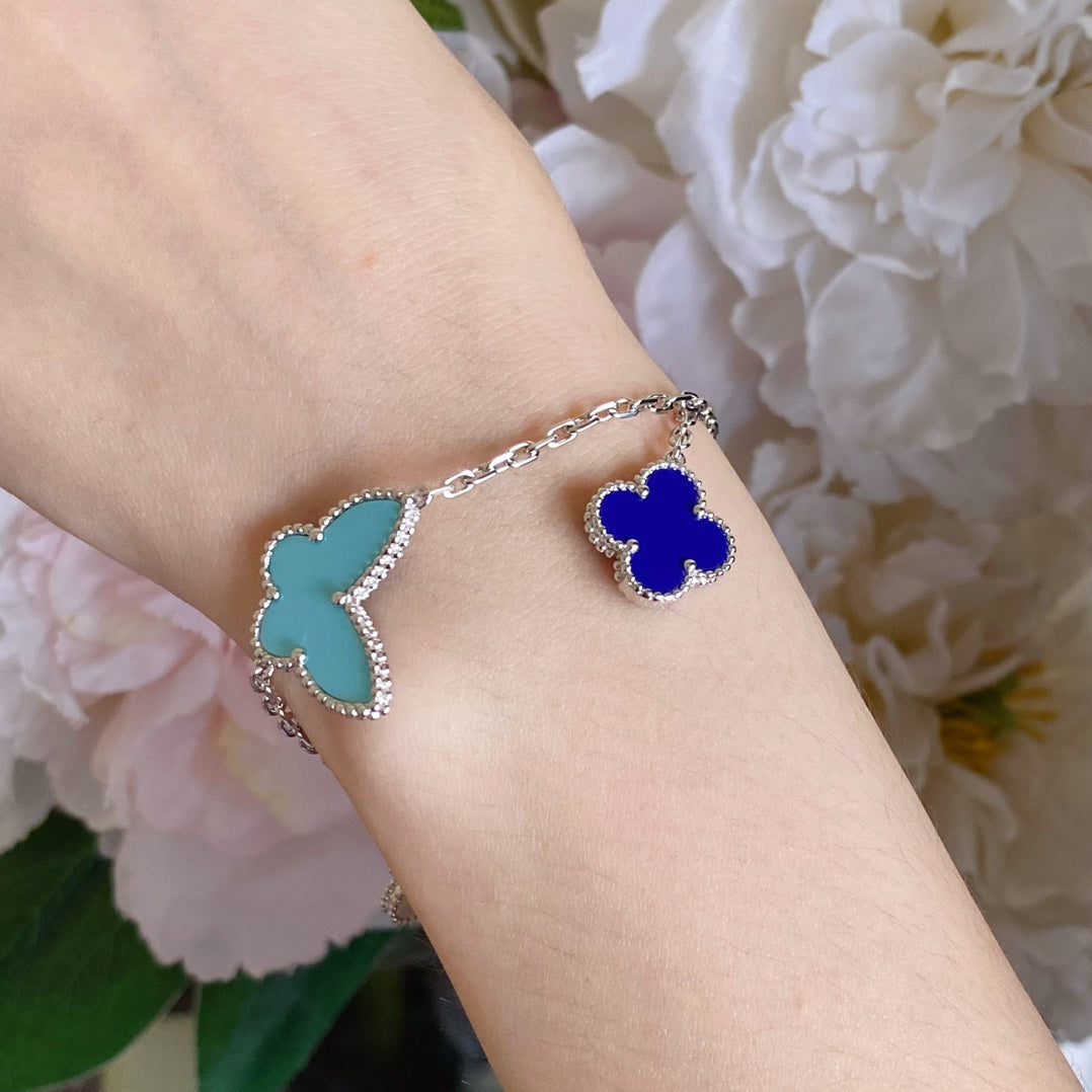 ¡®Lume Jewels¡¯LUCKY SPRING SILVER BRACELET 4 MOTIF