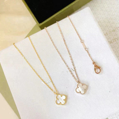 ¡®Lume Jewels¡¯CLOVER MINI 9.5MM WHITE MOTHER-OF-PEARL NECKLACE